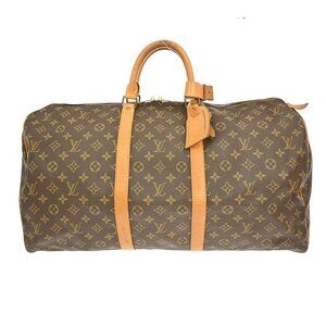 Louis Vuitton Monogram Keepall 55 Travel Duffle Handbag M41424 MI9002 YQ01703